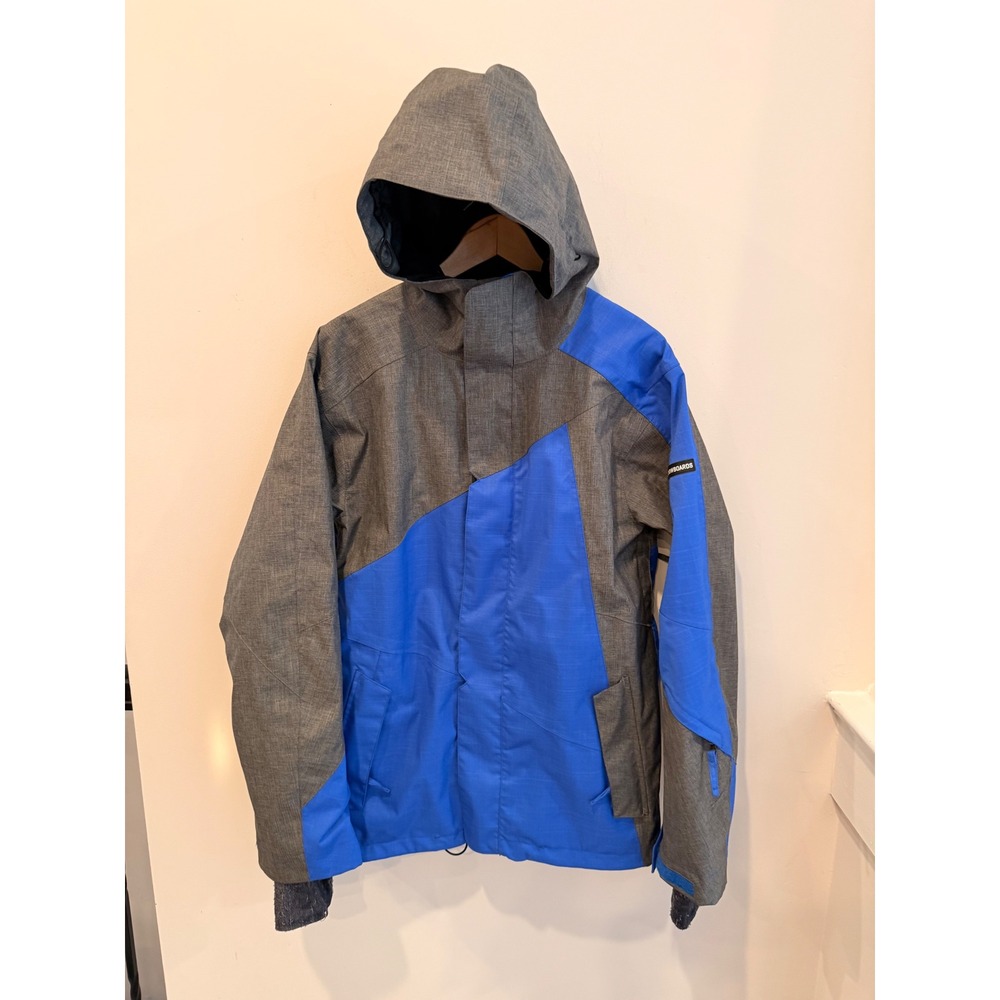 RIDE Snowboards Womens Small Ski Snowboard Jacket Blue Gray Colorblock 2012/13